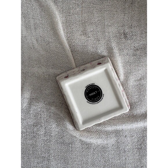 Ceramic Berry Basket with Bows Coquette - Picture 3 of 3